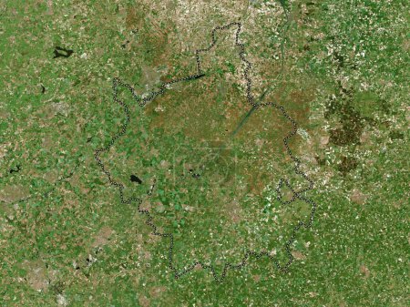 Téléchargez les photos : Cambridgeshire, comté administratif d'Angleterre - Grande-Bretagne. Carte satellite haute résolution - en image libre de droit