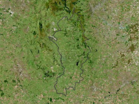 Photo for Derbyshire Dales, non metropolitan district of England - Great Britain. High resolution satellite map - Royalty Free Image