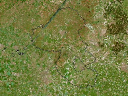 Photo for East Cambridgeshire, non metropolitan district of England - Great Britain. High resolution satellite map - Royalty Free Image