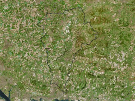 Téléchargez les photos : East Hampshire, district non métropolitain d'Angleterre - Grande-Bretagne. Carte satellite haute résolution - en image libre de droit