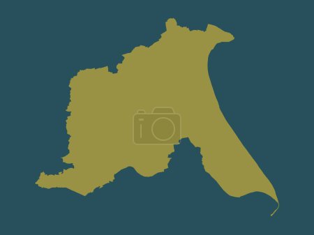 Photo for East Riding of Yorkshire, unitary authority of England - Great Britain. Solid color shape - Royalty Free Image