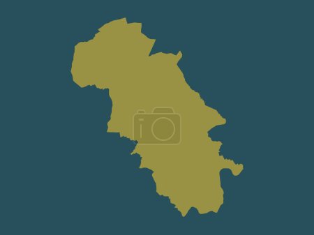 Photo for Gedling, non metropolitan district of England - Great Britain. Solid color shape - Royalty Free Image