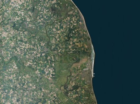 Photo for Great Yarmouth, non metropolitan district of England - Great Britain. High resolution satellite map - Royalty Free Image