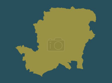 Photo for Hampshire, administrative county of England - Great Britain. Solid color shape - Royalty Free Image