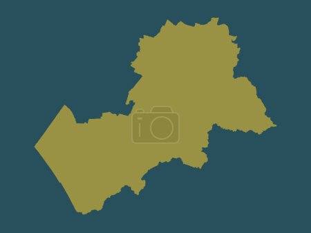 Photo for Harborough, non metropolitan district of England - Great Britain. Solid color shape - Royalty Free Image