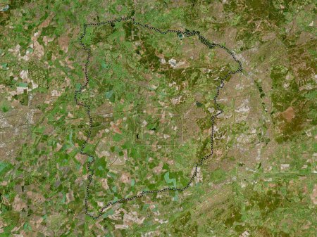 Photo for Hart, non metropolitan district of England - Great Britain. High resolution satellite map - Royalty Free Image
