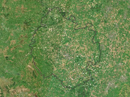 Photo for Herefordshire, unitary authority  of England - Great Britain. Low resolution satellite map - Royalty Free Image