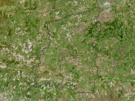 Foto de Horsham, distrito no metropolitano de Inglaterra Gran Bretaña. Mapa de satélite de alta resolución - Imagen libre de derechos