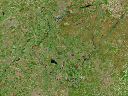 Photo for Huntingdonshire, non metropolitan district of England - Great Britain. High resolution satellite map - Royalty Free Image