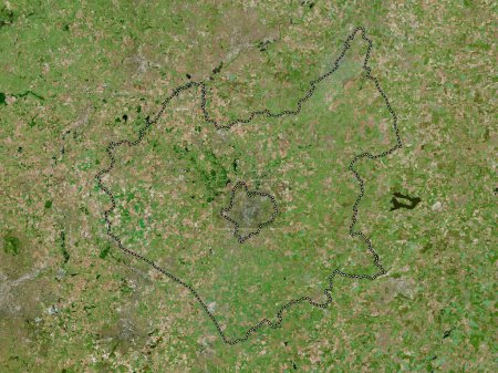 Foto de Leicestershire, condado administrativo de Inglaterra - Gran Bretaña. Mapa de satélite de alta resolución - Imagen libre de derechos