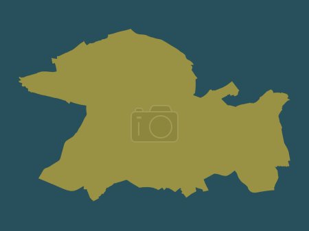 Photo for London Borough of Ealing, london borough of England - Great Britain. Solid color shape - Royalty Free Image