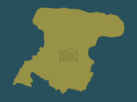 Photo for Medway, unitary authority of England - Great Britain. Solid color shape - Royalty Free Image