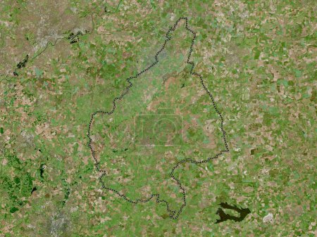 Téléchargez les photos : Melton, district non métropolitain d'Angleterre - Grande-Bretagne. Carte satellite haute résolution - en image libre de droit