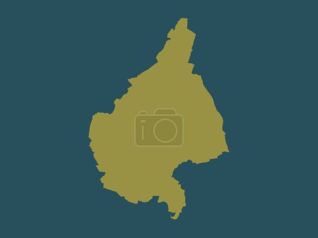 Photo for Melton, non metropolitan district of England - Great Britain. Solid color shape - Royalty Free Image