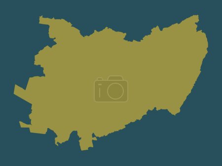 Photo for Mendip, non metropolitan district of England - Great Britain. Solid color shape - Royalty Free Image