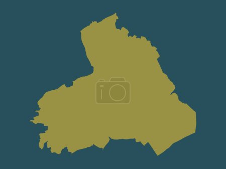 Photo for Pendle, non metropolitan district of England - Great Britain. Solid color shape - Royalty Free Image