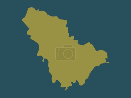 Photo for Spelthorne, non metropolitan district of England - Great Britain. Solid color shape - Royalty Free Image