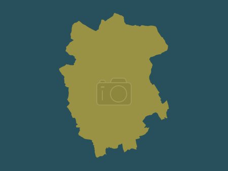 Photo for St Albans, non metropolitan district of England - Great Britain. Solid color shape - Royalty Free Image