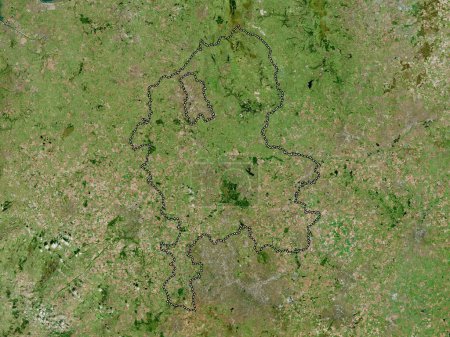 Photo for Staffordshire, administrative county of England - Great Britain. High resolution satellite map - Royalty Free Image