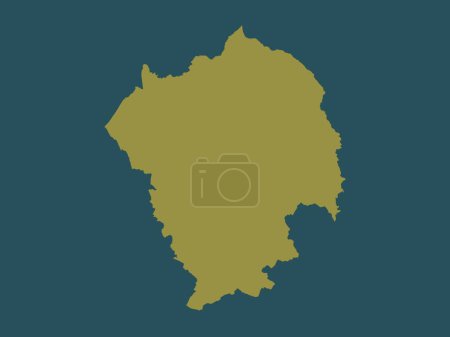 Photo for Staffordshire Moorlands, non metropolitan district of England - Great Britain. Solid color shape - Royalty Free Image