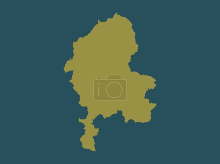 Photo for Staffordshire, administrative county of England - Great Britain. Solid color shape - Royalty Free Image