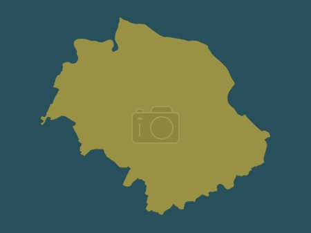 Photo for Swale, non metropolitan district of England - Great Britain. Solid color shape - Royalty Free Image
