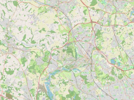 Foto de Three Rivers, no metropolitan district of England - Great Britain (en inglés). Mapa de calle abierto - Imagen libre de derechos