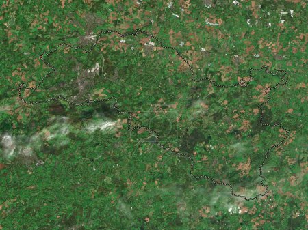 Foto de Tunbridge Wells, distrito no metropolitano de Inglaterra - Gran Bretaña. Mapa satelital de baja resolución - Imagen libre de derechos