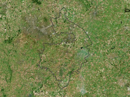Photo for Warwickshire, administrative county of England - Great Britain. High resolution satellite map - Royalty Free Image