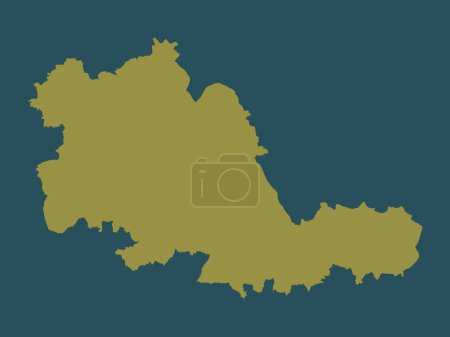 Photo for West Midlands Combined Authority, region of England - Great Britain. Solid color shape - Royalty Free Image