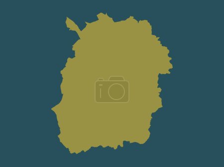 Photo for West Oxfordshire, non metropolitan district of England - Great Britain. Solid color shape - Royalty Free Image