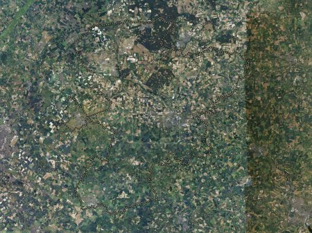 Photo for West Suffolk, non metropolitan district of England - Great Britain. High resolution satellite map - Royalty Free Image