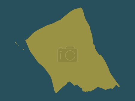 Photo for Wirral, metropolitan district of England - Great Britain. Solid color shape - Royalty Free Image