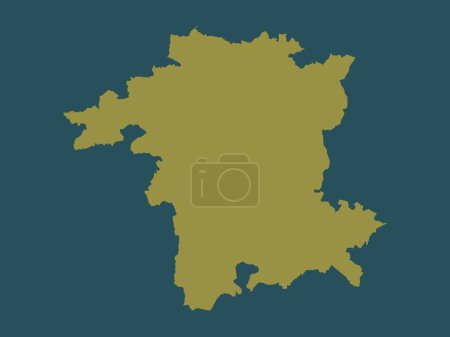 Photo for Worcestershire, administrative county of England - Great Britain. Solid color shape - Royalty Free Image