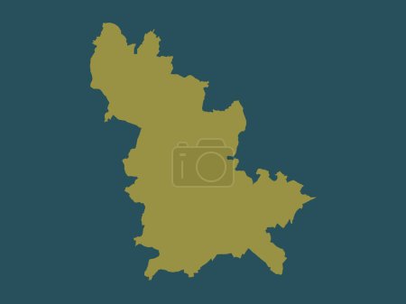 Photo for Wychavon, non metropolitan district of England - Great Britain. Solid color shape - Royalty Free Image
