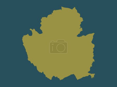Photo for York, unitary authority  of England - Great Britain. Solid color shape - Royalty Free Image