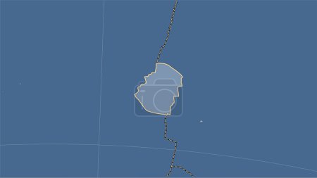 Téléchargez les photos : Plaque tectonique de Pâques et limites des plaques adjacentes sur la carte de contour solide dans la projection cylindrique (oblique) Patterson - en image libre de droit