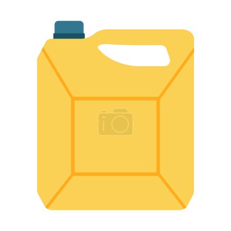 Illustration for Oil canister icon. Flat illustration - Royalty Free Image