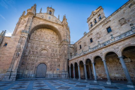 Convent of San Esteban in the city of Salamanca, in Spain. High quality photo