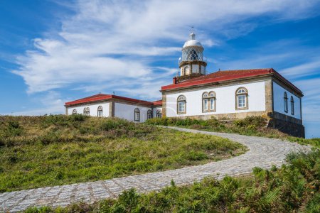Photo for Ons Island Lighthouse in the province of Pontevedra, in Galicia, Spain. High quality photo - Royalty Free Image