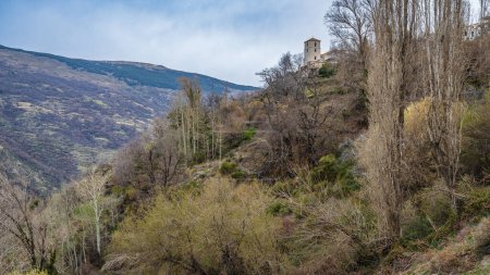 Photo for View of the town of Bubion, in the Alpujarra of Granada, in Andalusia, Spain. High quality photo - Royalty Free Image