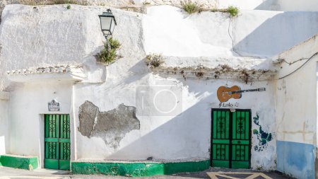 Photo for Granada, Spain, February 14, 2024. Sacromonte neighborhood in the city of Granada. High quality photo - Royalty Free Image