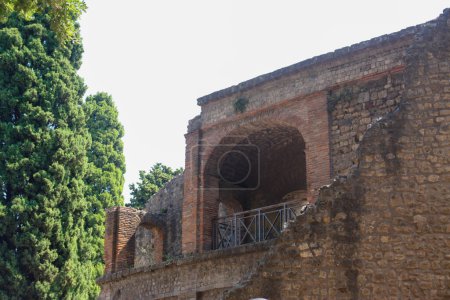 Foto de Antiguas ruinas de la ciudad de Pompeya (Scavi di Pompei), Nápoles, Italia - Imagen libre de derechos