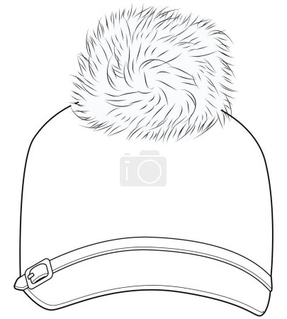 Illustration for Hat. web icon vector illustration - Royalty Free Image
