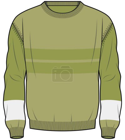 Illustration for Sweater vector illustration background - Royalty Free Image