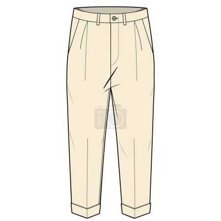Ilustración de Pantalones vector ilustración fondo - Imagen libre de derechos