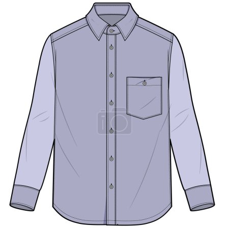 Ilustración de Camisa vector ilustración fondo - Imagen libre de derechos