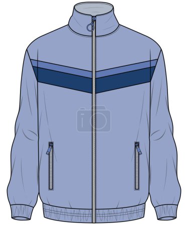 Illustration for Jacket vector illustration background - Royalty Free Image