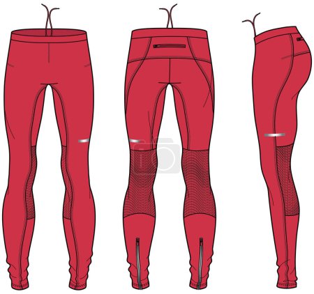 Illustration for Tight or leggings vector illustration - Royalty Free Image