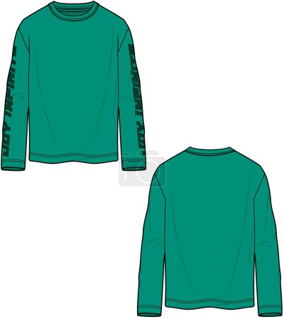 Illustration for Vector illustration of a man's sweater - Royalty Free Image